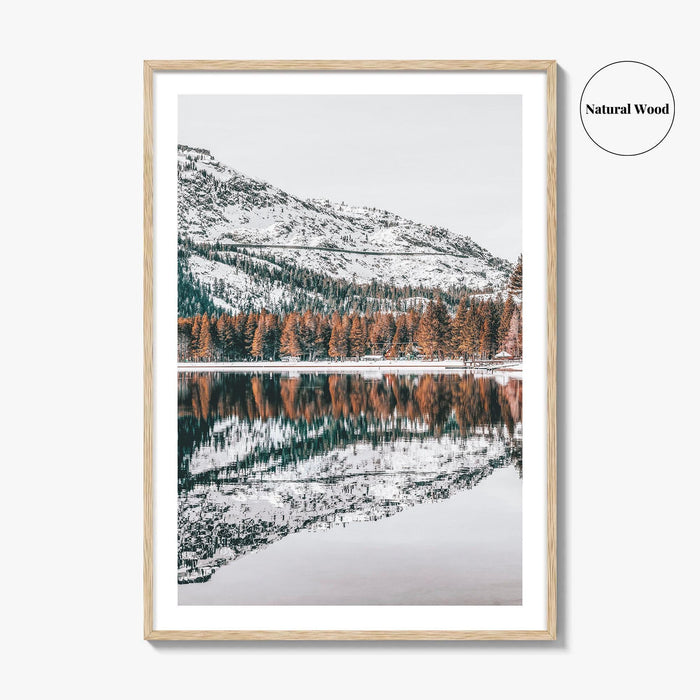 Truckee Fine Art Photo Print, Donner Lake, Tahoe National Forest, California Wall Poster, USA