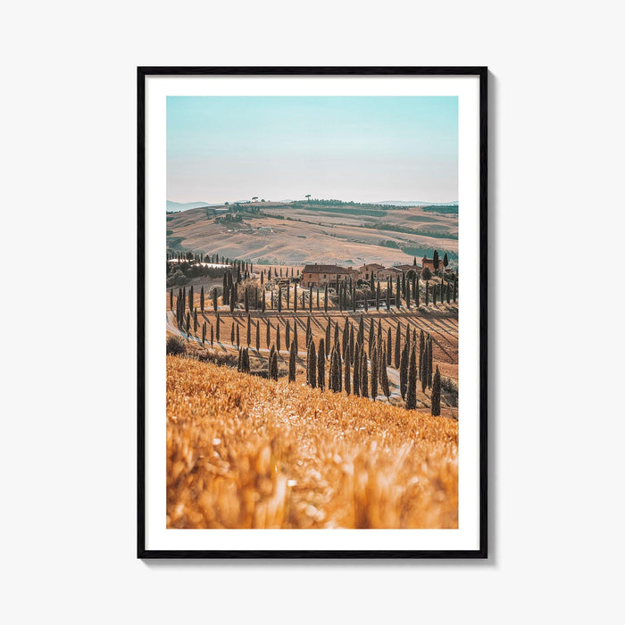 Tuscany Fine Art Photo Print, Agriturismo Baccoleno, Val d'Orcia, Italy Wall Poster