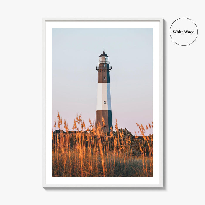Tybee Island Fine Art Photo Print, Lighthouse, Savannah, Georgia, USA, Wall Decor, Poster