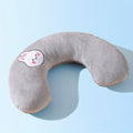 U-Shaped Plush Pet Pillow for Dogs & Cats with Neck Support Cushion
