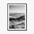 Carpathian Mountains Black and White Fine Art Photo Print, Ukraine Landscape Poster, Europe