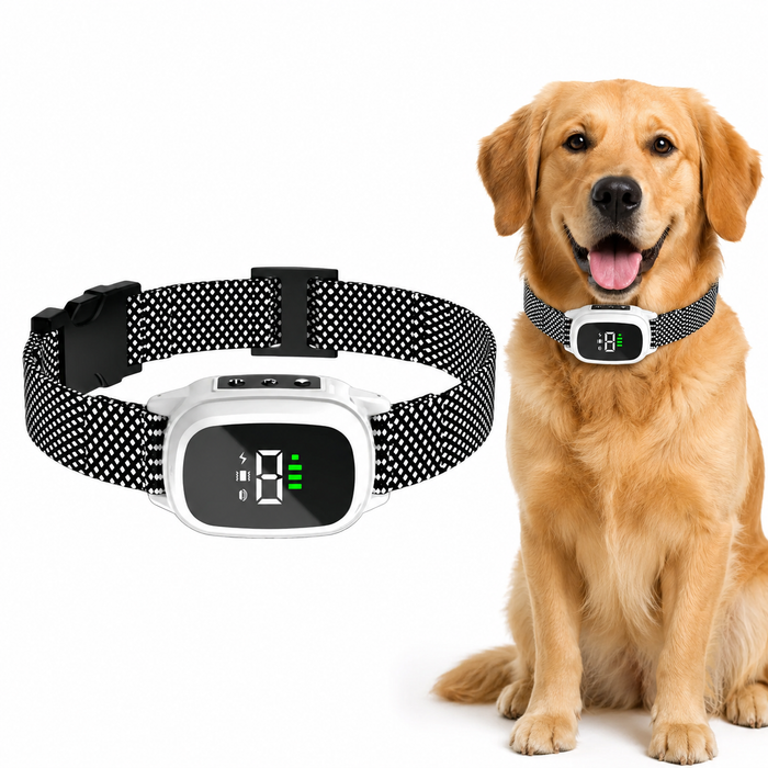 Ultrasonic Anti Bark Collar for Dogs – Waterproof Rechargeable Bark Control Collar