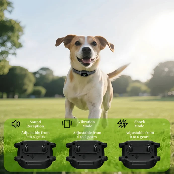 Ultrasonic Anti Bark Collar for Dogs – Waterproof Rechargeable Bark Control Collar