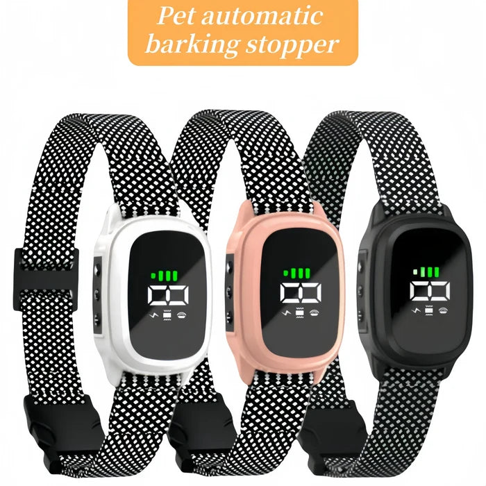 Ultrasonic Anti Bark Collar for Dogs – Waterproof Rechargeable Bark Control Collar
