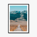 US Route 50 Utah Fine Art Photo Print, Great Basin Desert Mountains, USA Poster