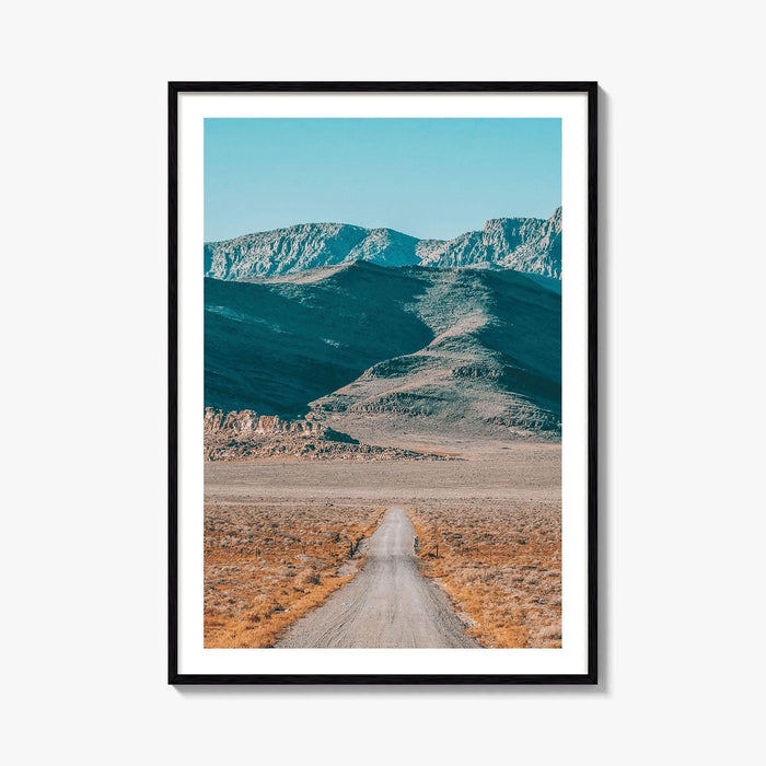 US Route 50 Utah Fine Art Photo Print, Great Basin Desert Mountains, USA Poster