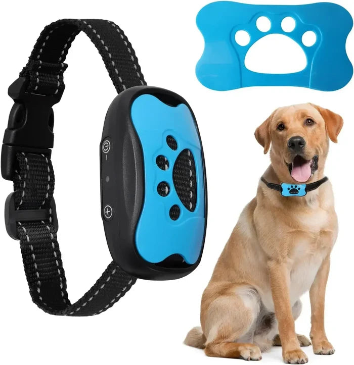 USB Rechargeable Anti Bark Collar for Dogs – Ultrasonic Dog Training Collar