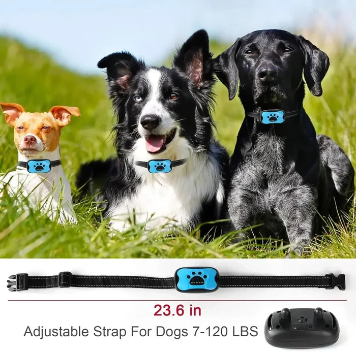 USB Rechargeable Anti Bark Collar for Dogs – Ultrasonic Dog Training Collar
