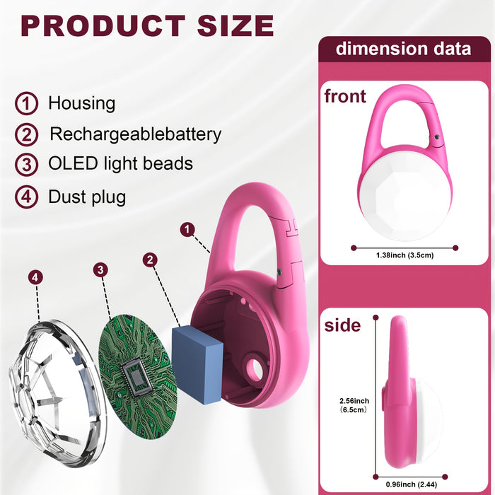 USB Rechargeable LED Pet Collar Light for Safe Night Walks & Outdoor Use