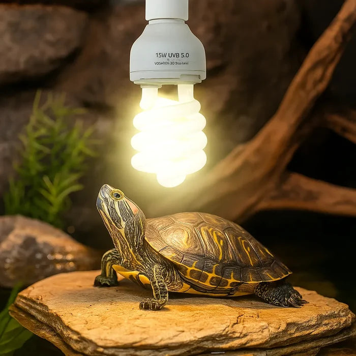 UVB Reptile Lamp 13W/26W – UVB Heat Light for Turtles, Lizards, Snakes & Terrariums