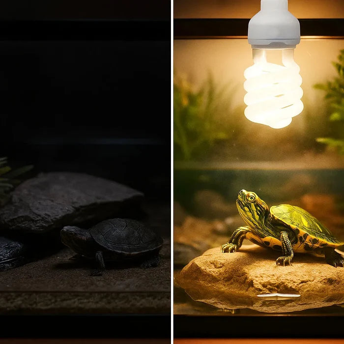 UVB Reptile Lamp 13W/26W – UVB Heat Light for Turtles, Lizards, Snakes & Terrariums