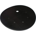 Black rubber vacuum cup replacement with multiple holes for facility power equipment