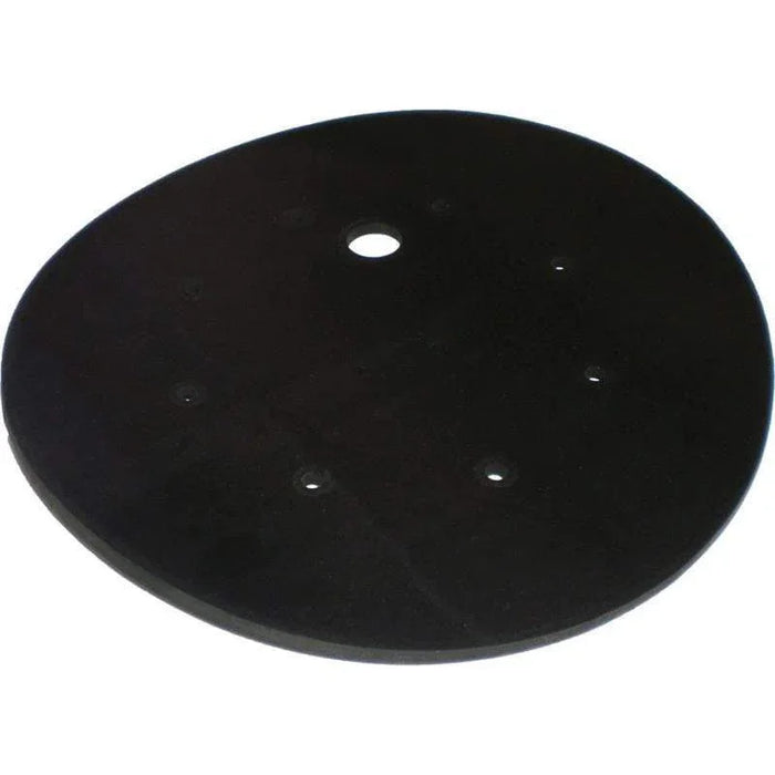 Black rubber vacuum cup replacement with multiple holes for facility power equipment