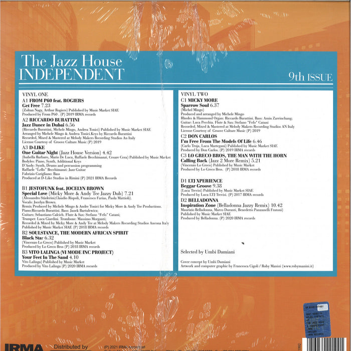 Various ‎- The Jazz House Independent - 9th Issue  [2xLP]