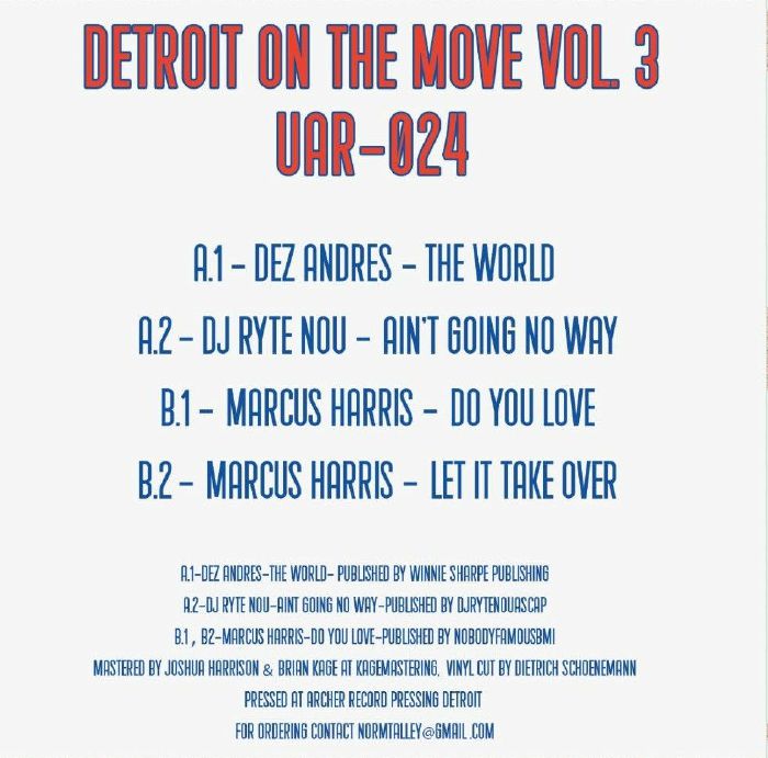 Various Artists-Detroit On The Move Vol.3