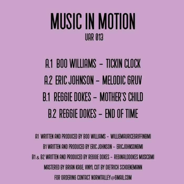 Various Artists-Music In Motion