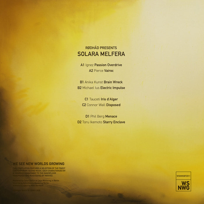 Various Artists-Rødhåd Presents: Solara Melfera   [2xLP]