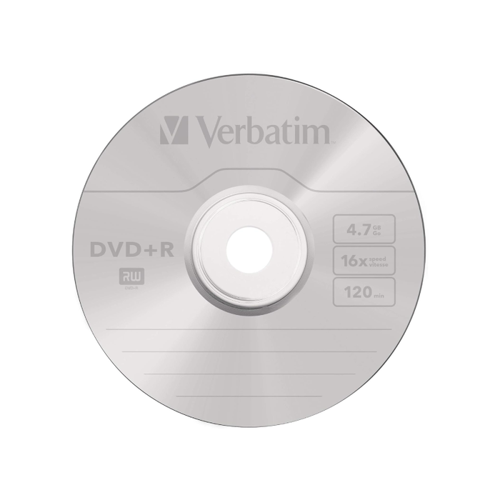 Verbatim DVD+R 16x 50pk Spindle 3
