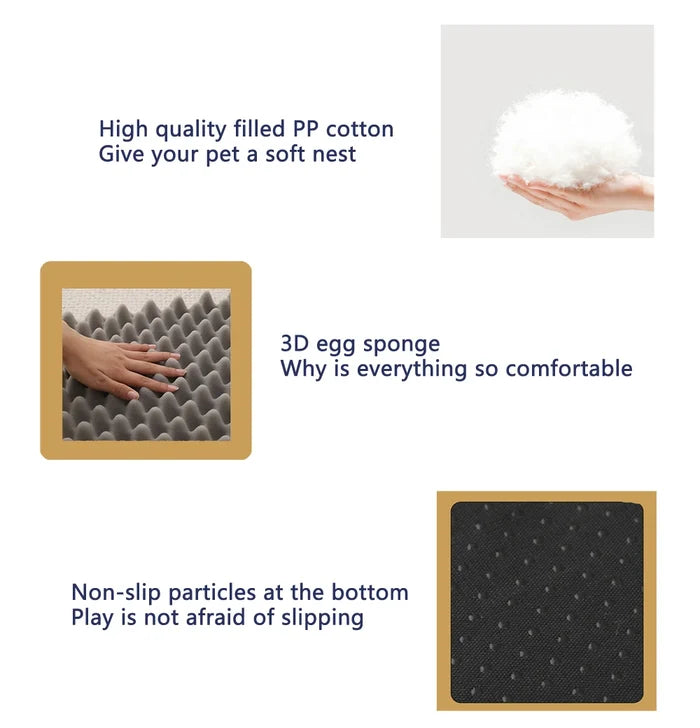 Warm Plush Dog Bed for Medium & Large Dogs – Soft Sofa Pet Bed