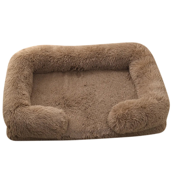 Warm Plush Dog Bed for Medium & Large Dogs – Soft Sofa Pet Bed