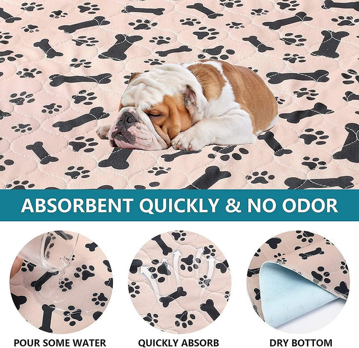 Washable Dog Pee Pad – 3 Layer Waterproof Pet Training & Absorbent Pad