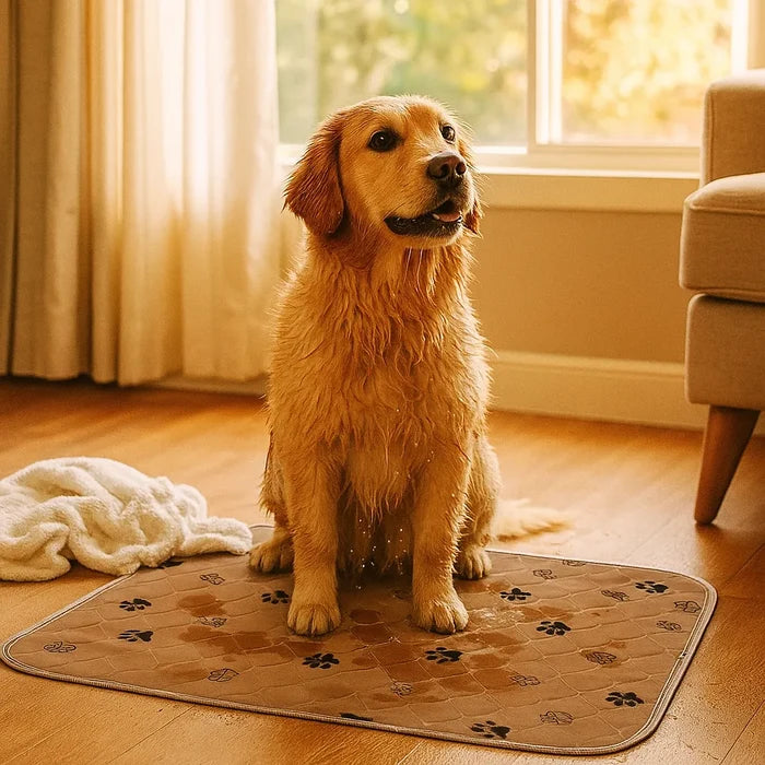 Washable Dog Pee Pad – Reusable Absorbent Puppy Training Mat