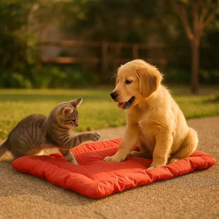 Washable Waterproof Dog Bed | Outdoor Foldable Mattress for Large Dogs