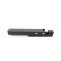 Black water injector tubing punch tool with metal components on a white background