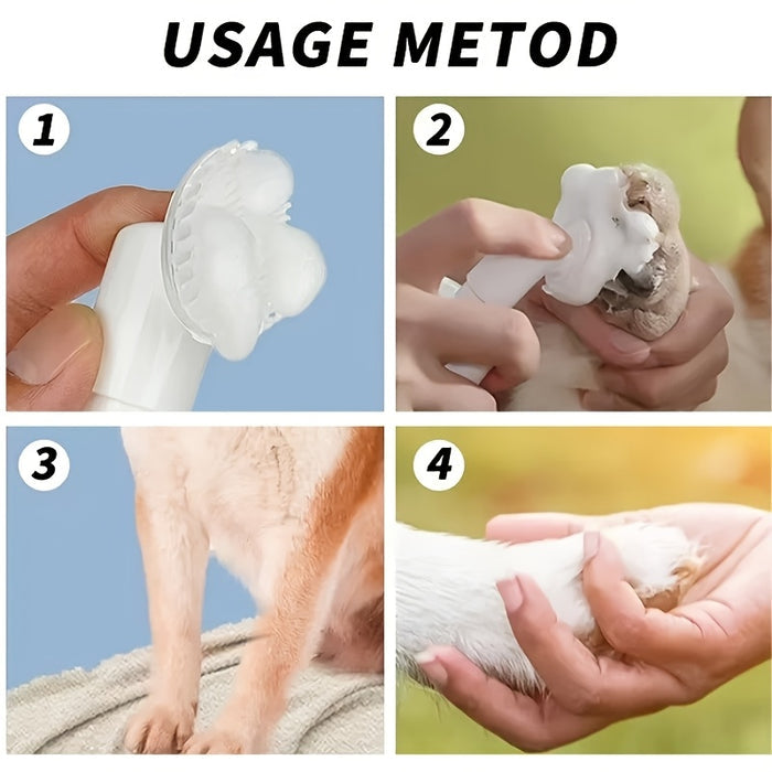Waterless Pet Paw Cleaner Foam with Soft Brush for Dogs & Cats 150ml