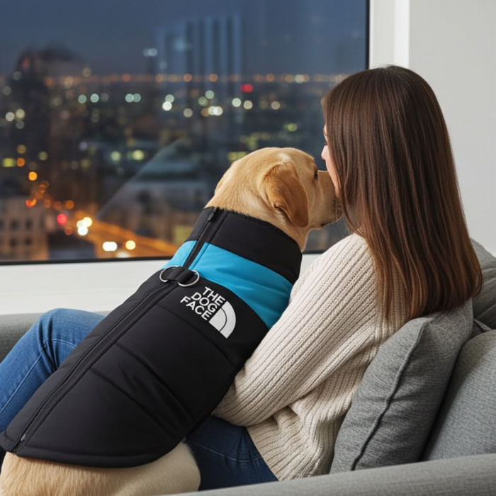 Waterproof Dog Jacket | Warm Padded Zip-Up Winter Coat
