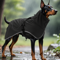 Waterproof Dog Raincoat with Reflective Strips – Adjustable Pet Jacket