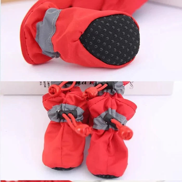 Waterproof Dog Shoes for Rainy Weather – Non Slip Paw Protector Boots