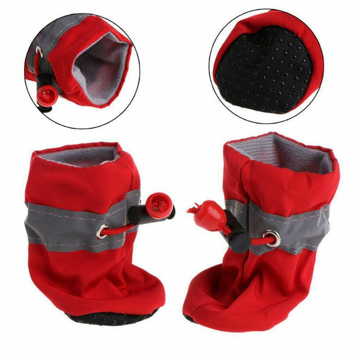 Waterproof Dog Shoes for Rainy Weather – Non Slip Paw Protector Boots