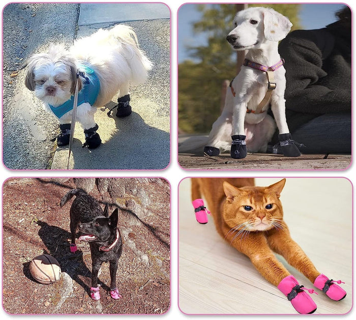 Waterproof Dog Shoes for Rainy Weather – Non Slip Paw Protector Boots