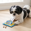 Wet Wipe Snuffle Dog Toy | Squeaky Nosework Puzzle with Hidden Treat Pocket