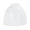 White Glass Fixture Shade with 2-1/4" Fitter Clear Over Opal Fixture Shade (08569)