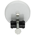 Wired Wall Sconce - Bracket, White Finish, 2-Light (69457W)