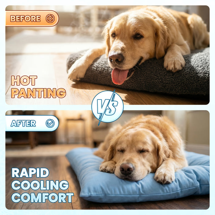 XL Cooling Dog Sofa Bed – Plush Orthopedic Pet Mat with Non-Slip Base