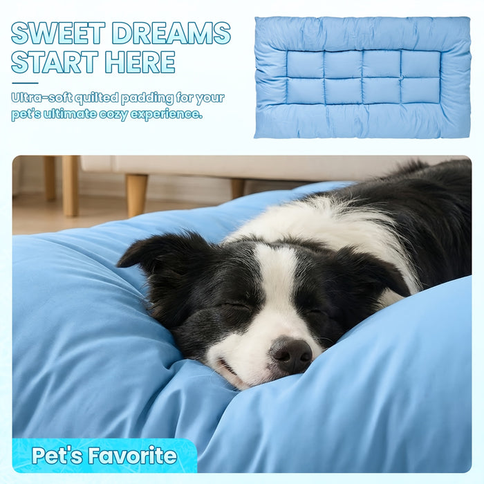 XL Cooling Dog Sofa Bed – Plush Orthopedic Pet Mat with Non-Slip Base